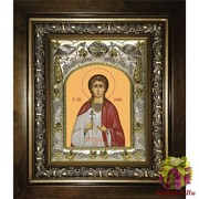 Икона освященная &quot;Любовь мученица&quot;, 14x18 см, в деревянном киоте 20x24 см, 20x24 см