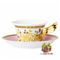 Эксклюзивная чайная пара LE JARDIN Жардин фарфор Rosenthal Versace