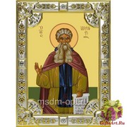 Икона освященная &quot;Арсений Великий преподобный&quot;, 18x24 см со стразами, 18x24 см