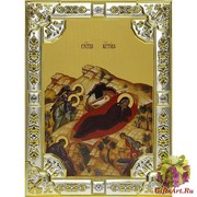 Икона освященная &quot;Рождество Христово&quot;, 18x24 см, со стразами