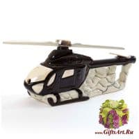 Заварочный чайник фарфоровый подарочный Вертолёт. Средний. Англия