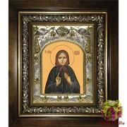 Икона освященная &quot;Наталия Скопинская мученица&quot;, 14x18 см, в деревянном киоте 20x24 см, 20x24 см