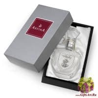 Штоф графин серия Фрегат La Paloma из стекла и олова в подарочной коробке. Artina 10514 Австрия