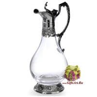 Декантер графин для вина из стекла и олова Серия Ренессанс. Высота 32 см. Artina Австрия