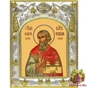 Икона освященная &quot;Владислав Сербский,благоверный князь&quot;, 14x18 см