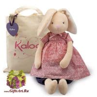 Кукла Кролик Kaloo 9698712 мягкая игрушка Large Rabbit Doll Высота 55 см. Коллекция Petite Rose Kaloo Франция