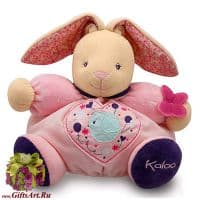 Кролик Kaloo 9698576 мягкая игрушка Large Rabbit Высота 30 см. Коллекция Petite Rose Kaloo Франция