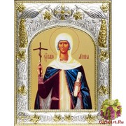 Икона освященная &quot;Нина равноапостольная&quot;, 14x18 см