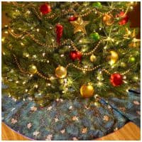 Юбка-коврик под ёлку Сказочный лес. Диаметр 100 см