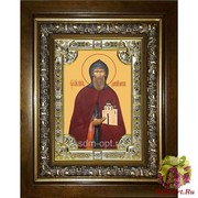 Икона освященная &quot;Данил,Даниил Московский благоверный князь&quot;, 18x24 см, со стразами, в деревянном киоте 24x30 см, см