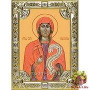 Икона освященная &quot;Параскева Пятница мученица&quot;, 18x24 см, со стразами