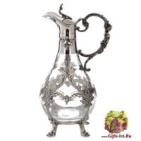 Графин из стекла и олова Инфанта Серия Ренессанс. Высота 32 см. Португалия