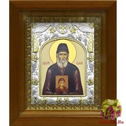 Икона освященная &quot;Паисий Святогорец преподобный&quot;, 14x18 см, в деревянном киоте 20x24 см, 20x24 см