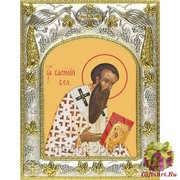 Икона освященная &quot;Василий Великий святитель&quot;, 14x18 см