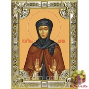 Икона освященная &quot;Марина преподобная&quot;, 18x24 см, со стразами