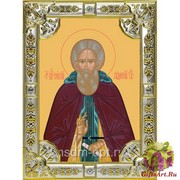 Икона освященная &quot;Сергий (Сергей) Радонежский преподобный&quot;, 18x24 см со стразами, 18x24 см