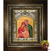 Икона освященная &quot;Святое Семейство&quot;, в киоте 20x24 см, 20x24 см