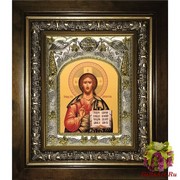 Икона освященная &quot;Господь Вседержитель&quot;, в киоте 20x24 см, 20x24 см