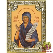 Икона освященная &quot;Анна Пророчица&quot;, 18x24 см, со стразами