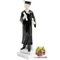 Выпускник. Фарфоровая статуэтка. Высота 30 см