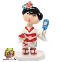 Фарфоровая статуэтка Токио. Серия Столичная штучка. Высота 13 см