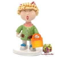 Фарфоровая статуэтка Шопинг. Серия Столичная штучка. Высота 13 см