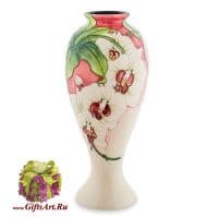 Ваза фарфоровая Цветущая Орхидея. Высота 27,5 см. Подарочная упаковка