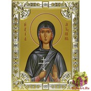 Икона освященная &quot;Антонина Никейская мученица&quot; 18x24 см, со стразами, 18x24 см