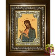 Икона освященная &quot;Иоанн Предтеча Креститель Господень (Иван)&quot;, 18x24 см, со стразами, в деревянном киоте 24x30 см, 24x30 см