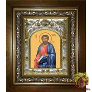 Икона освященная &quot;Иуда,брат Господень апостол&quot;, 14x18 см, в деревянном киоте 20x24 см, 20x24 см