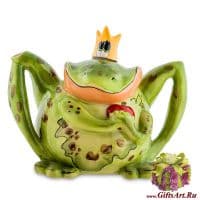 Заварочный чайник керамический Царевна лягушка 1450 мл. Подарочная упаковка.
