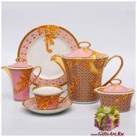 Чайный сервиз Les reves Byzantins Мечты Византии 21 предмет 6 персон Rosenthal Versace, фарфор. Германия