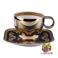 Чайная пара MEDUSA Медуса комби, фарфор. 290 мл. Rosenthal Versace. Германия