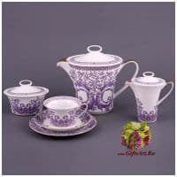 Чайный сервиз Гранд Дивертисмент. Le Grand Divertissement. Rosenthal Versace. 21 предмет, фарфор.  Германия