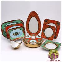 Столовый сервиз Марко Поло Marco Polo 22 предмета 6 персон Rosenthal Versace, фарфор. Германия