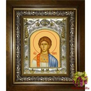 Икона освященная &quot;Прохор архидиакон апостол&quot;, 14x18 см, в деревянном киоте 20x24 см, 20x24 см