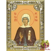 Икона освященная &quot;Мелания Римляныня преподобная&quot;, 18x24 см, со стразами