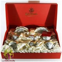 Кофейный сервиз Сastell Weimar Porcelain Кастэл на 6 персон 12 предметов. Фарфор. Германия