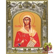 Икона освященная &quot;Ника Коринфская мученица&quot;, 14х18 см, 14x18 см