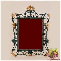 Фоторамка бронзовая. Синяя. 43 х 32 см. Virtus. Испания