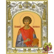 Икона освященная &quot;Пантелеймон великомученик и целитель&quot;, 14x18 см