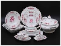Столовый сервиз Роза Katharina Landhaus Rose von Weimar Porcelain на 12 персон 49 предметов. Фарфор. Германия.