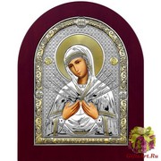 Икона освященная &quot;Божьей Матери Семистрельная&quot;, 28.6x34.7 см