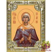 Икона освященная &quot;Галина Коринфская мученица&quot;, 18x24 см, со стразами