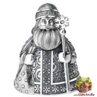 Колокольчик из серебра Мороз. Серебро 925 пробы. Россия.