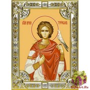 Икона освященная &quot;Трифон мученик&quot;, 18x24 см, со стразами