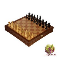 Шахматы классические средние деревянные утяжеленные (высота короля 3,25&quot;)