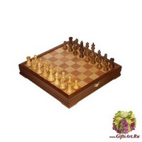 Шахматы классические средние деревянные утяжеленные (высота короля 3,25&quot;)