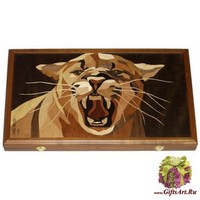 Эксклюзивные нарды &quot;Львица разъяренная&quot;