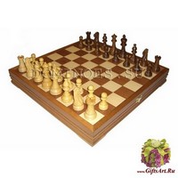 Шахматы классические стандартные деревянные утяжеленные (высота короля 3,75&quot;)